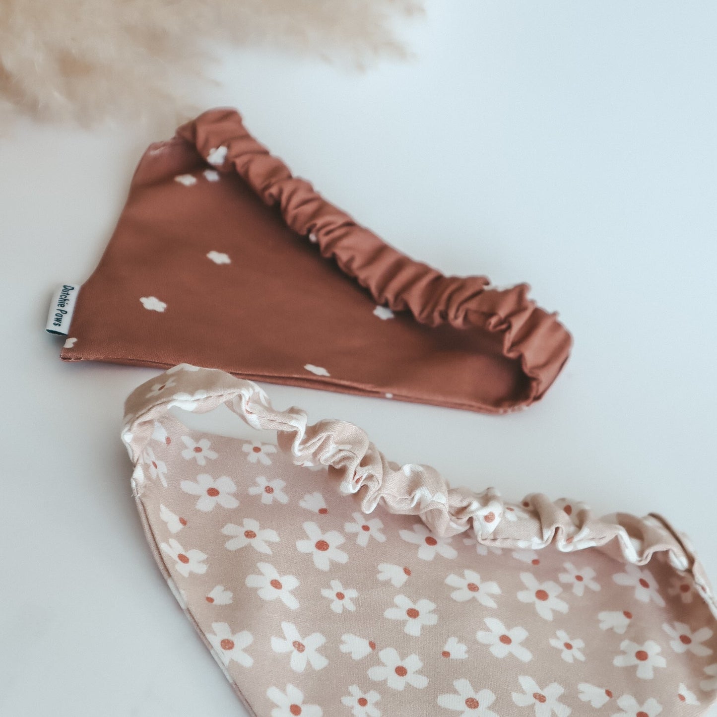 Choco Daisy ─ Scrunchie Bandana