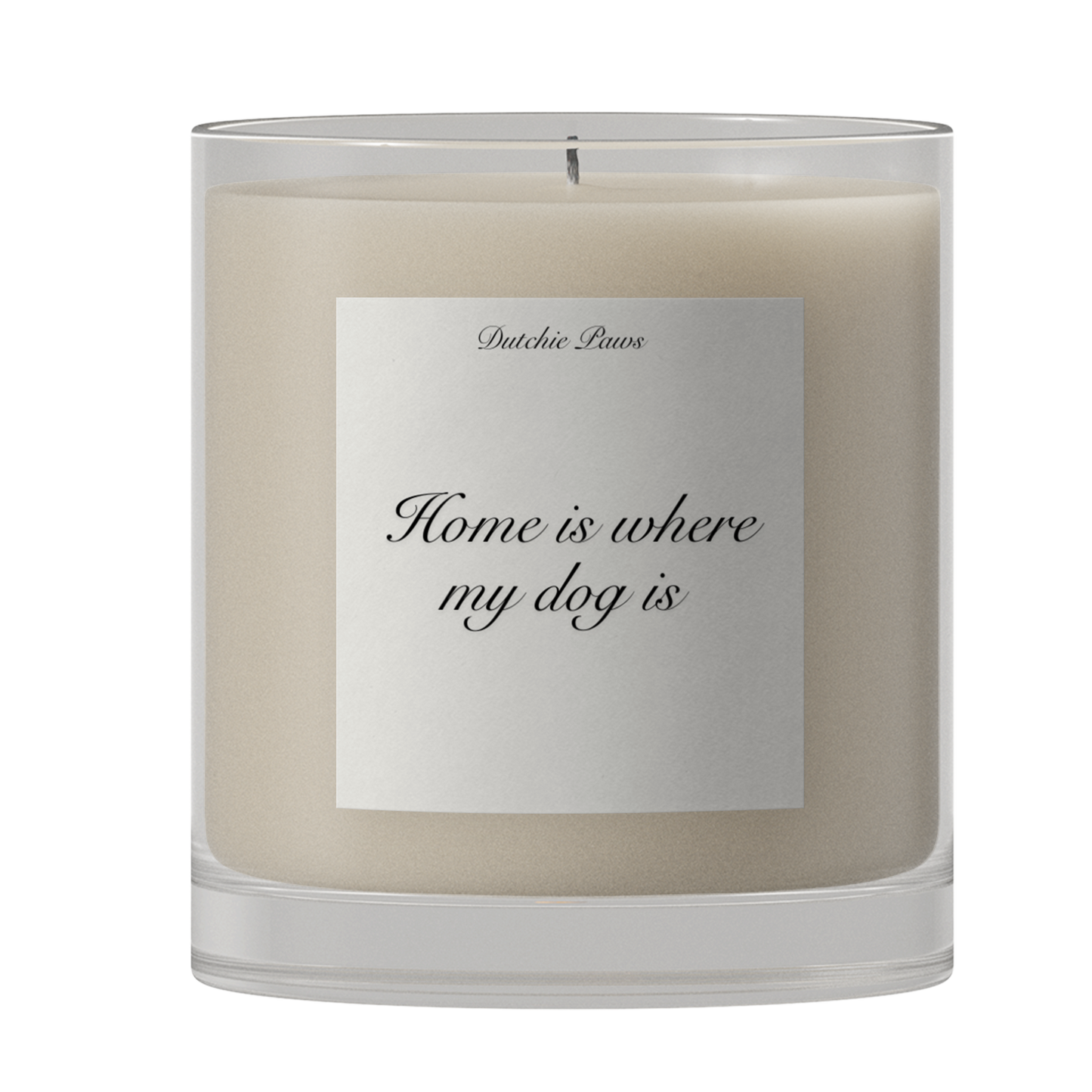 Home Is Where My Dog Is Candle