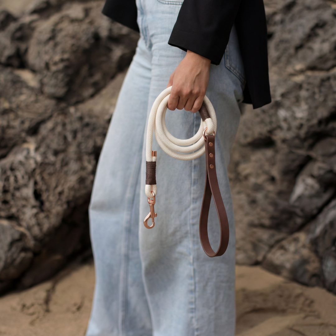 Paracord Leash ─ Earthy Elegance