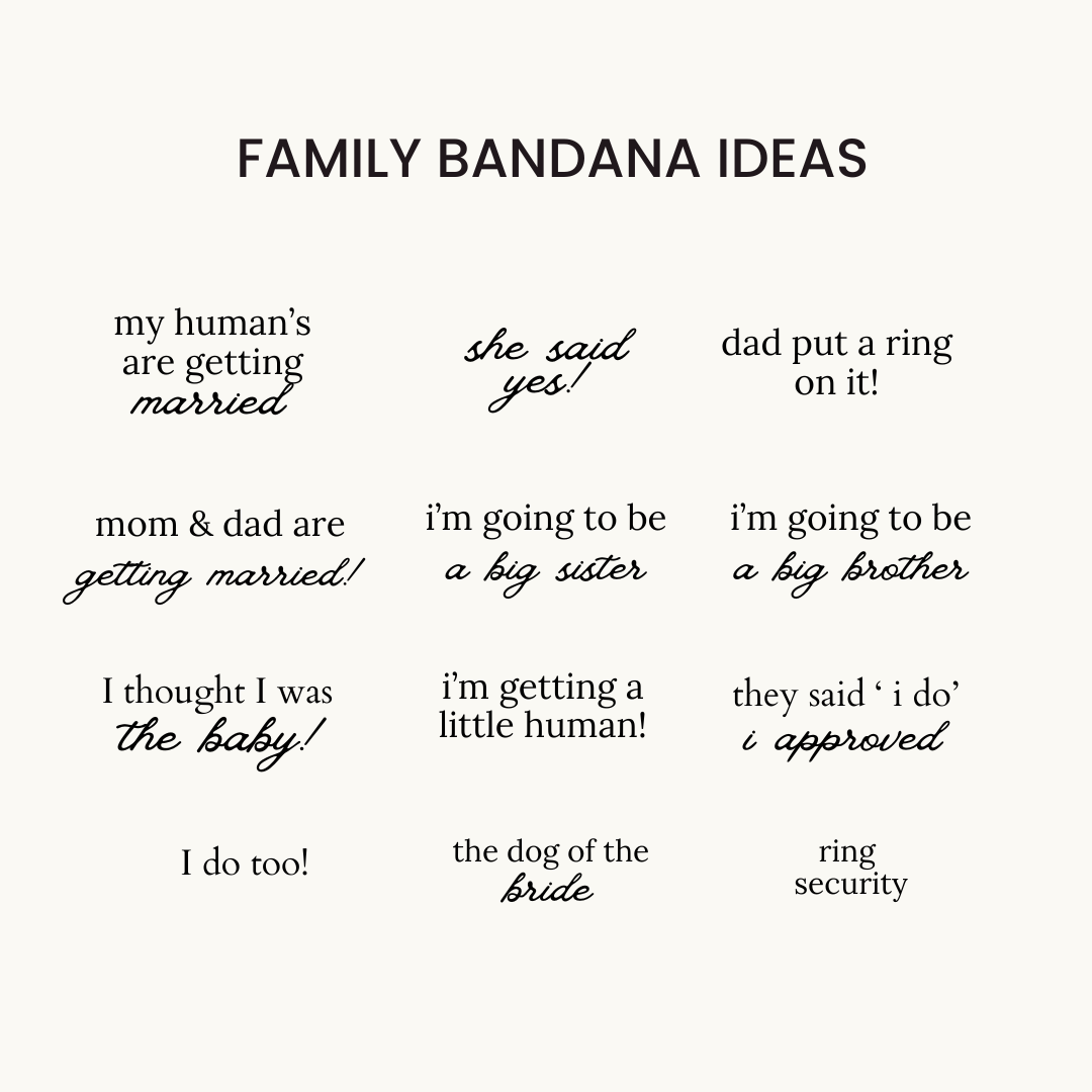 Personalized Bandana – Creme