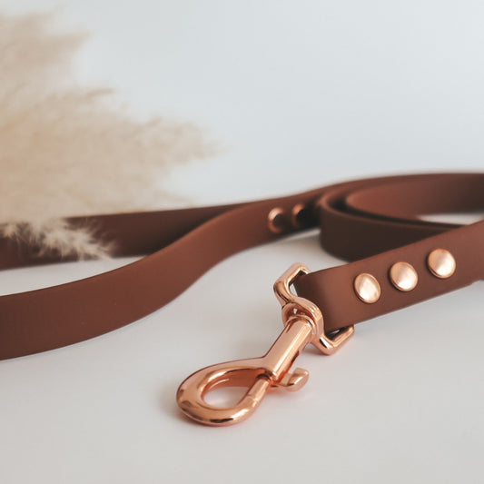 Waterproof Leash ─ Chestnut