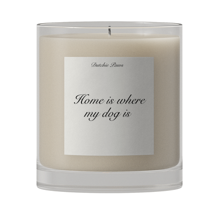 Home Is Where My Dog Is Candle