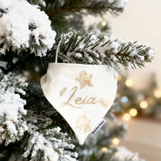 Christmas Bandana ─ Golden Crumbs