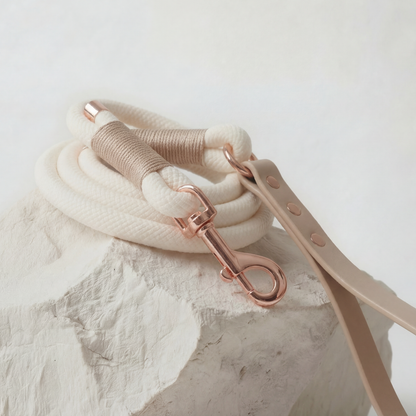 Paracord Leash ─ Nude Elegance