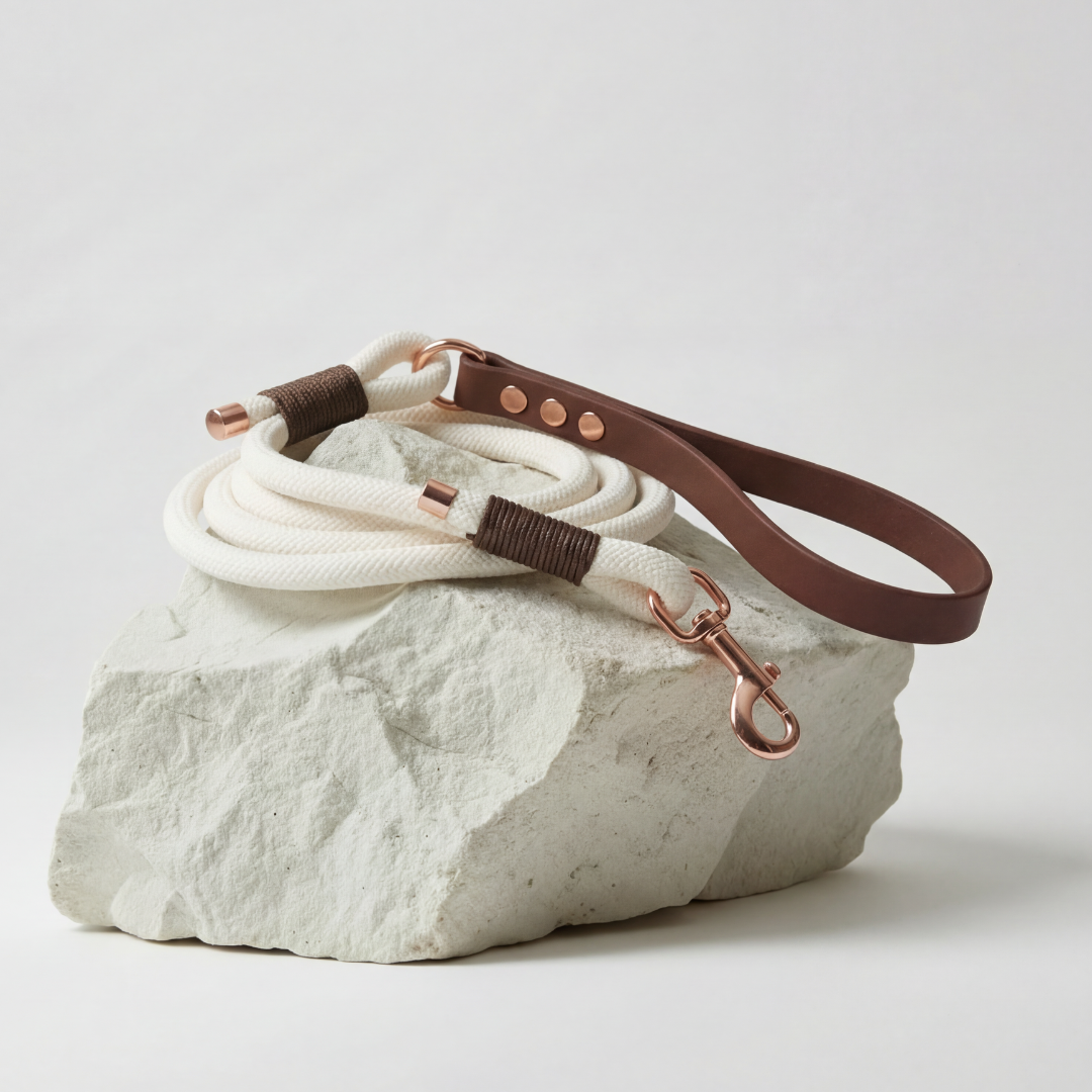 Paracord Leash ─ Earthy Elegance