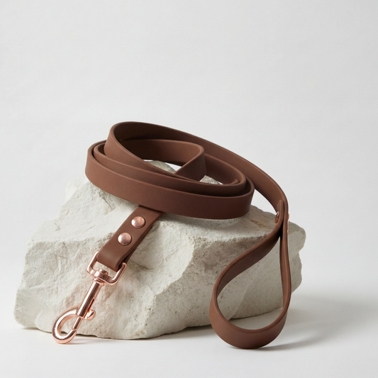 Waterproof Leash ─ Chestnut