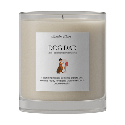 Dog Dad Noun Candle