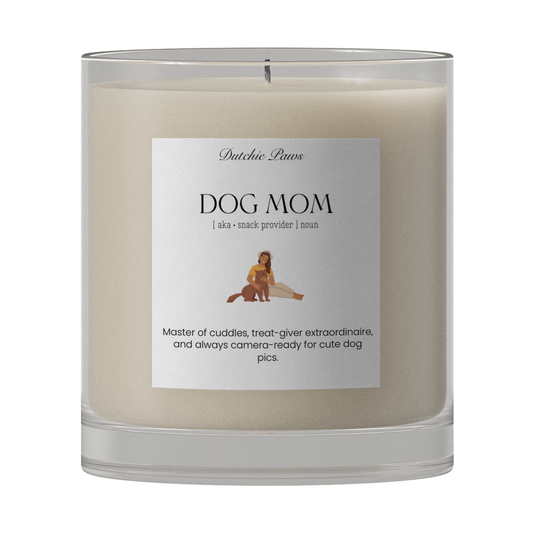 Dog Mom Noun Candle